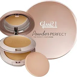 Glam21 Powder Perfect Complexion 2-in-1 Compact 24gm with Oil Control formula | Sweatproof | Flowy Matte Finish | Latte-03-picture-29