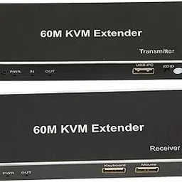 KVM Extender, Plug and Play 100-240V KVM USB Extender for TV for PC (EU Plug)-picture-28