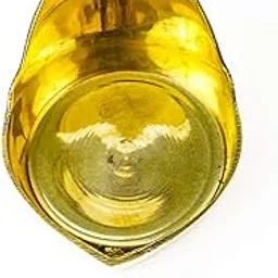 Traditional Handcrafted Brass Plain Diya | Oil lamp | Deepak Deepam Oil Lamp for Home and Temple Pooja| puja- Mada Lamp(1)-picture-13