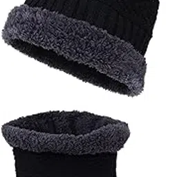 ENDEAVOUR WEAR Wool Blend Winter Wear Casual Style Cap Set For Men And Women's-picture-43