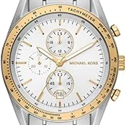 michael kors Stainless Steel Analog White Dial Men's Watch-Mk9112, Band Color-Silver-picture-23