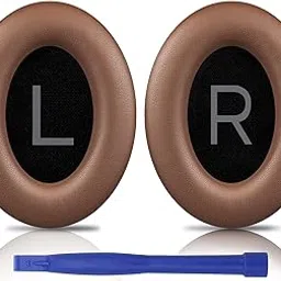 SOULWIT Earpads Replacement for Bose QuietComfort 45 (QC45)/QuietComfort SE (QC SE)/New Quiet Comfort Wireless Over-Ear Headphones, Ear Pads Cushions with Softer Protein Leather - Coffee-image-88