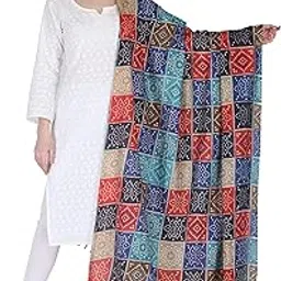 diamo Women Rajasthani Traditional Silk bandhej dupatta for Women/Girls-picture-38