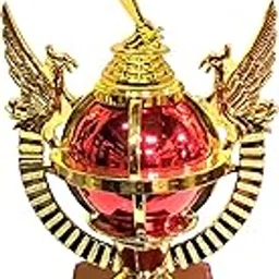 Be Win Winner Red OR Blue Fibre Round Cup & Trophy for Running Race Sports Competition, Events, Functions, Tournament, & School Games Size 11" Inches-image-11