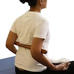 CRAFTCANE Pranayam Wooden Stick, Meditation Stick, Yoga Pole, Yoga Props Controls Pranayam Posture (26 inch)-picture-61