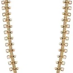 i jewels 18K Gold Plated Traditional South Indian Stylish Multicolour Stone Work Long Necklace With Earrings For Women & Girls (MC041)-picture-23