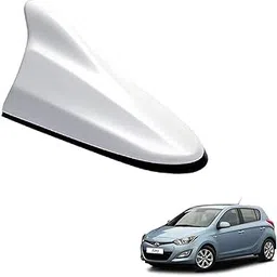 Auto Addict Car Shark Fin Antenna (Replacement Antenna,White) for i20 Old (2008-2013) image 1