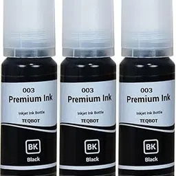 Teqbot 001/003 Compatible Ink for Epson Printers L3110, L3150, L4260, L4160, L3152, L3115, L3100, L3101, L3116, L3151, L3156, L1110, L5190, L4150, L14150, L6170 (Black-3pcs)-picture-62
