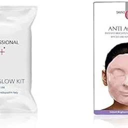 O3+ Shine & Glow Mono Dose Kit for Brightening, Whitening & Even Skin Tone (38g) & O3+ Anti Ageing Facial kit Brightening & Finelines Reducer With Peel off Mask 45gm Combo-picture-13