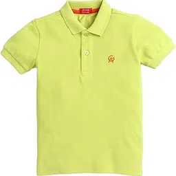 ag Junior Boys Soft Cotton Solid Polo T Shirt Half Sleeves Regular Fit Casual Wear-picture-11