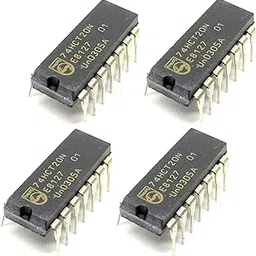 INVENTO 4Pcs SN74HC21N 7421 IC Logic Gate AND Gate, 74HC21, 4 Input, 5.2 mA, 2 V to 6 V, DIP-14-picture-23