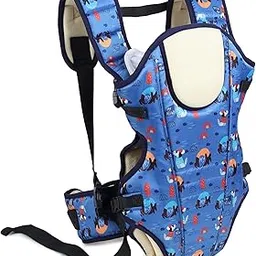 Chinmay Kids Baby Carrier Bag in 3-in-1 Ergonomic Adjustable Sling Kangaroo Design for Infant Child and Mother Travel - 0 to 2 Year (Animal1)-image-71