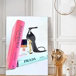 DesignSkinz Wall Art | Matte Printed Sun-board | Home Decor for Living Room, Bedroom, Office, Study, Shelf (9x11inch) - Fashion Books II-picture-16