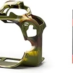 Silicone Protective Camera Case Cover for 200D Mark II Camouflage Silicone Cover with Protector-picture-52