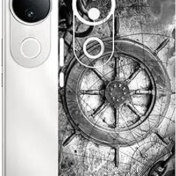 AtOdds Mobile Skin Sticker Wrap | Compatible for VIVO IQOO Z10R (5G) | Scratchproof Matte Finish | Full Coverage for All Sides & Camera Protection (Voyage)-picture-16