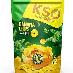Kerala Spices Crispy Banana Chips 250 gm Sweet and Salty Crunchy Snacks-image-13