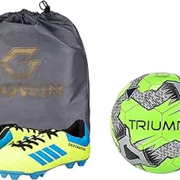 triumph Football PVC Boss Green with Gowin Football Shoe Destroyer Cyan Size-9-picture-25