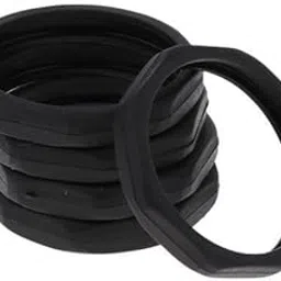 ATORSE 4x5pcs Microphone Slip Anti-Rolling Protection Ring Mic Silicone Ring Black-picture-16