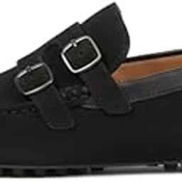 micheal feraas Mens Premium Leather Loafers - Authentic Monk Loafer-picture-49