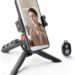 SKYCELL Lightweight & Portable Mini Tripod, Ideal for Smartphones, Action Camera, DSLR & Camera for Comfortable & Longer Duration Shoot, with Smartphone Mount & Shutter Remote-picture-42