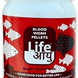 Aquarium Products India Life All Life Stages, Fish Aayu Blood Worm Pellets 45G-picture-27