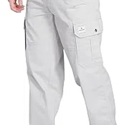 divisive Men's Loose Baggy Fit Cotton Cargo Pants-picture-22