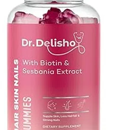 Hair, Skin & Nails Gummies with Biotin & Sesbania Extract | Supple Skin, Less Hairfall & Strong Nails | Pack of 30-picture-12