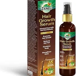 Zandu Hair Growth Serum (200Ml): Clinically Proven To Promote Hair Growth & Reduce Hair Fall In 28 Days |Strengthen Hair |Reduce Dandruff|Control Frizz|Hair Shine|For Men & Women-image-100