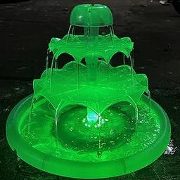 ANMSALES 12'' (3 Step) PP Table Top Indoor Outdoor Showpiece Waterfall Fountain for Living Room, Table Decor, Bedroom, Office - Water Circulation..-picture-26