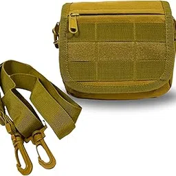 Saola Sling Tactical Molle Bag - Multipurpose Tactical Sling Bag Crossbody Bag For Travel And Casual/Sling Bag With 1 Compartment And 1 Pocket (Size:- L-16, W-6, H-14 CM)-image-53