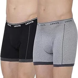 levi's Men's Cotton #007-BOXER Brief-ASST-P2 Regular Solid Boxer-picture-19