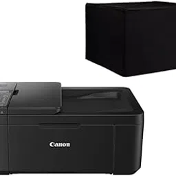 JeJos Printer Dust Cover Case Compatible with Canon E4270 / E4570 All-in-One Ink Efficient - Black-image-12