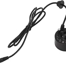 Beufee Mist Maker, 12LED Beads Colorful DC 5V Interface Mist Maker Fogger Ultrasonic Mist Maker Ultrasonic Fogger for Pond Halloween Party-image-48