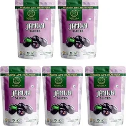Mirella Jamun Slices, 100% Natural, Vegan, Rich in Iron & Vitamin C, No Added Sugar, 5X60g - Pack of 5-image-13