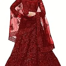 yeoja creation Embroidered Semi Stitched Lehenga Choli-picture-34