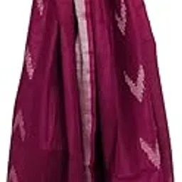 heyam | Women’s Linen Cotton Jacquard Zari Weaving Bhagalpuri Ikkat Dupatta (Stole)-picture-40