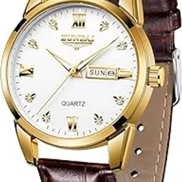 zunpai zp ZUNPAI Watches for Men Business Wristwatch Male Classic Watch Leather Strap Analog Waterproof with Luminous Calendar Date Week Dress Mens Watch-picture-35