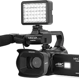 Minolta MN4KPRO 4K60FPS Ultra HD / 64 MP Autofocus Pro Camcorder Kit w/WiFi-picture-13