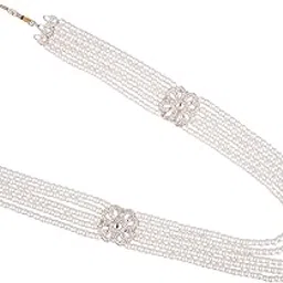 Pearl & Bead Groom’s Mala with Statement Pendant – Wedding Sherwani Necklace-picture-23