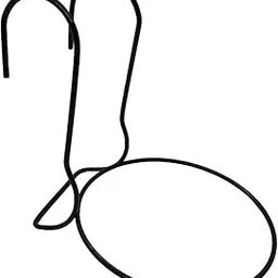 MYADDICTION Fence Flower Pot Holder Ring Wall Mounted Iron Planter Hooks Hangers 15cm-picture-20