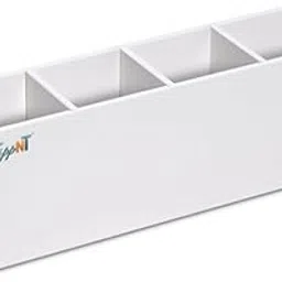 50030 - TrippNT Safety Glass Holder with 4 Compartments - Holder Safety Glasses White PVC with 4 Compartments and Mounting Keyholes Plus Hardware 14 X 4 3/4 X 3 3/8 inches WHD-picture-43
