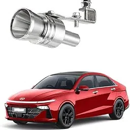 Car Exhaust Silencer Turbo Sound Changer Aluminium Alloy Whistle Compatible with Verna 2023-picture-26