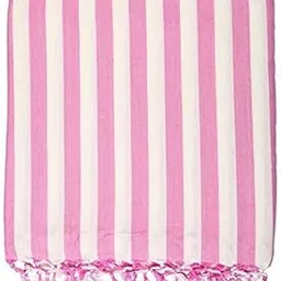 PPS Silky Plain Bhagalpuri Chaddar, 240 cm x 130 cm, Pure-Cotton and Soft, Stripped Pink-picture-13