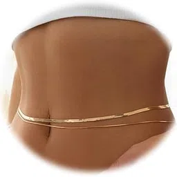 shining diva fashion Belts for Women and Girls Stylish Kamarbandh Kamar Chain Waist Belt for Dresses Jeans Saree (rrsd16763kb)(Golden)-picture-20