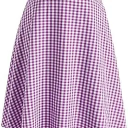 Dhaanya Creation Cotton Check Round Umbrella Skirt-picture-26