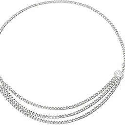 peora Fancy 3 Layer Body Chain Belly Chain Kamarbandh Waist Chain Belt Dress Beach Jewellery for Women Girls-picture-37