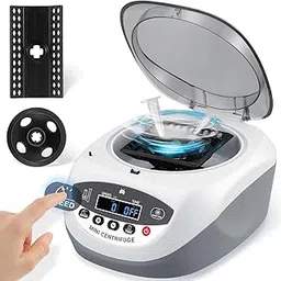 Mxmoonant Mini Centrifuge Machine, 12000RPM Lab Benchtop PCR Centrifuges High Speed Electric Desktop Centrifuge for 0.2/0.5/1.5/2/5ml with Tubes-image-1