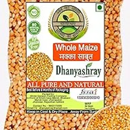 Dhanyashray Maize (Whole) 15Kg |Yellow Corn| Sabut Makka Grain (Yellow Maize), Raw Makki-image-2