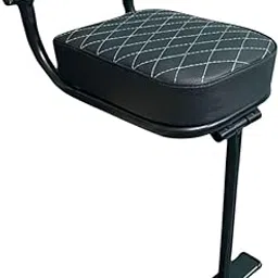 NitroRider Scooter Front Baby Seat Scooty Child Sitting & Foldable Comfortable for Kids for Activa 3G/4G/5G/6G Aviator Dio Mastro Access 125 Maestro burgmam Hero Duet Scooties (White chek)-picture-31