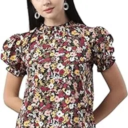 vaamsi Women's Floral Regular Fit Tunic Shirt-picture-29